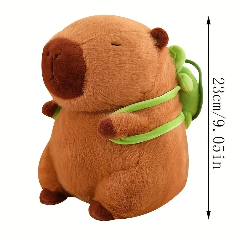 Capivara de Pelúcia 23cm – A calmaria mais fofa do reino animal!