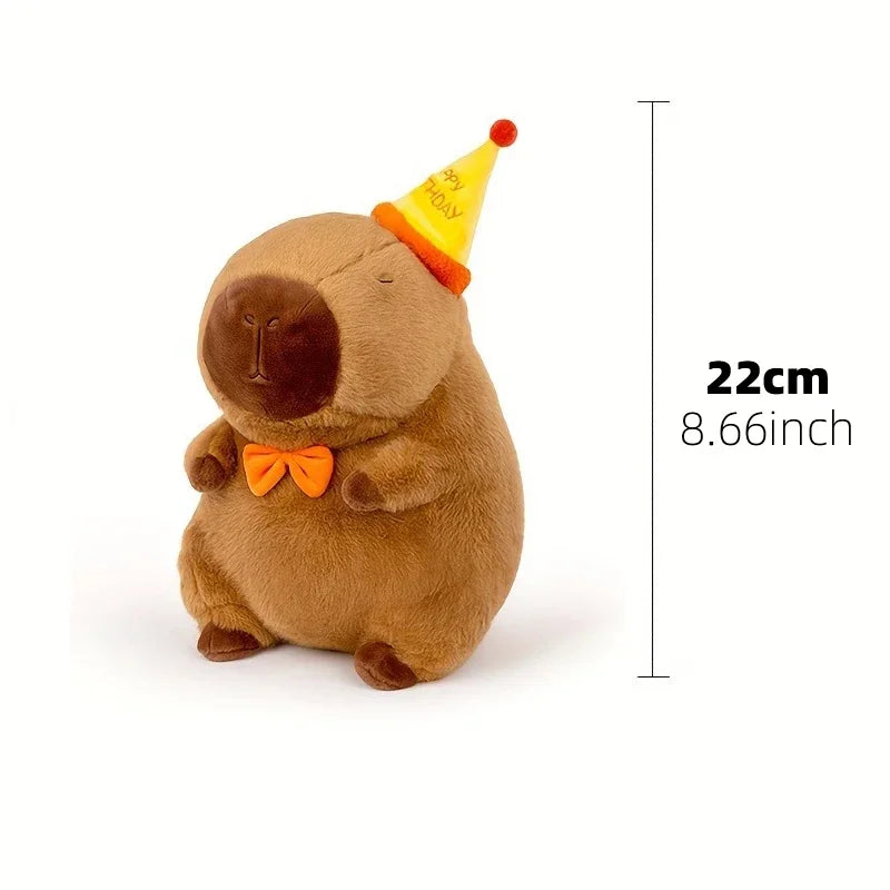 Capivara de Pelúcia 23cm – A calmaria mais fofa do reino animal!