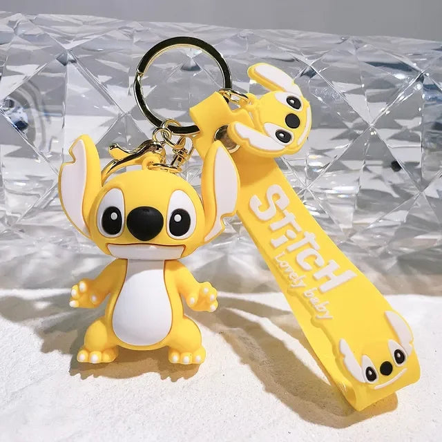 Chaveiro Stitch & Angel – Fofura que vai com você pra todo lugar!