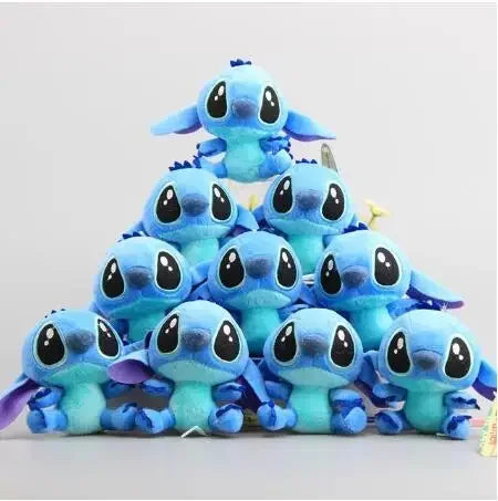 5/20Pcs/Lot Cute Cartoon Lilo and Stitches Small Pendant Plush Toy,4" 10CM Kawaii Plush Keychain Kids Best Chirstmas Gift Toys