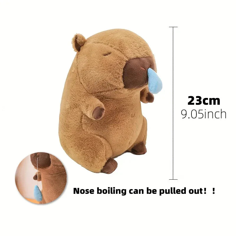 Capivara de Pelúcia 23cm – A calmaria mais fofa do reino animal!